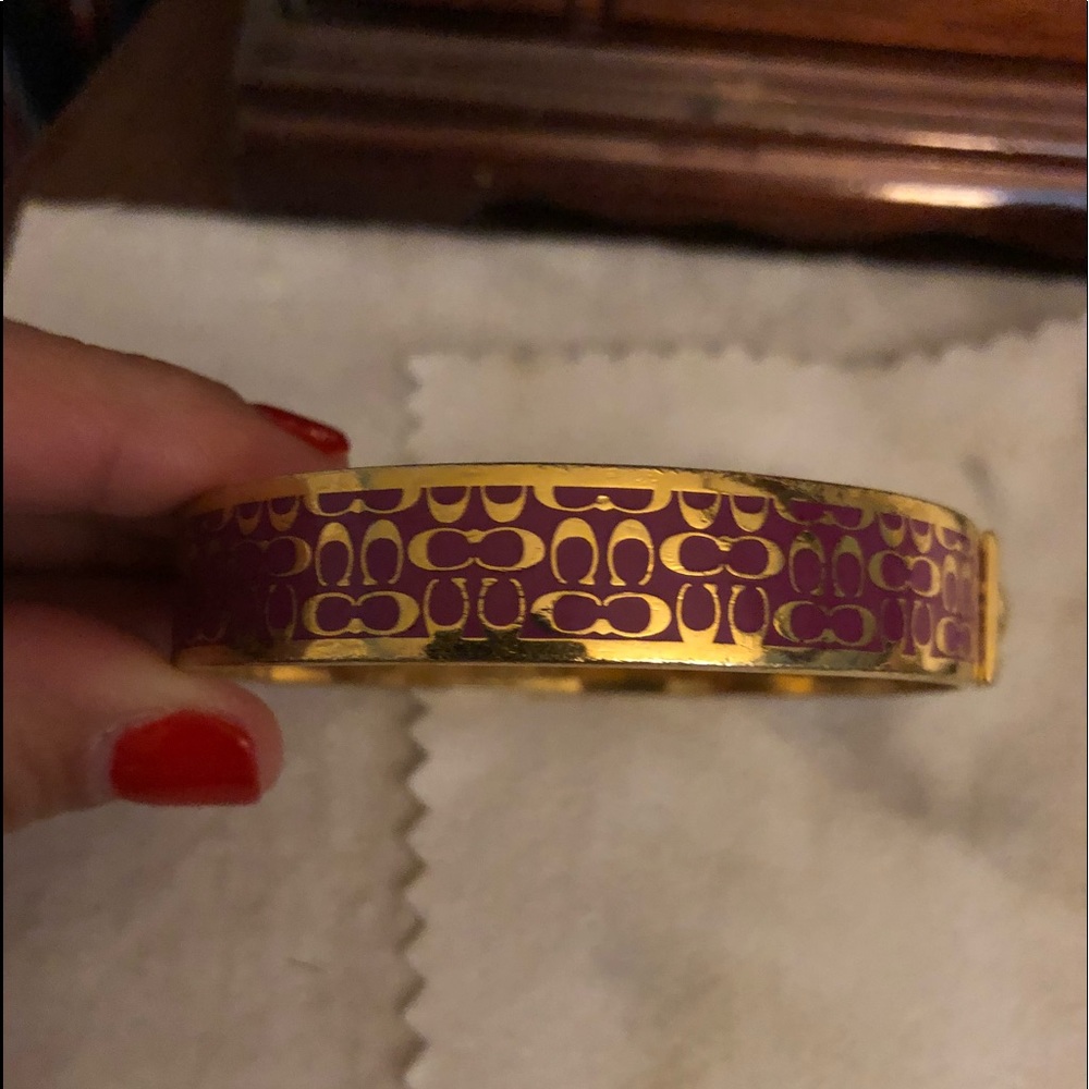Pink Coach Bracelet